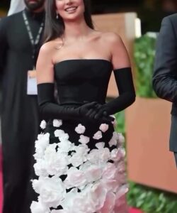 فستان سهرة لون اسود فخم وانيق