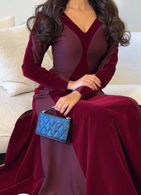 أجمل فساتين سهرة جوخ