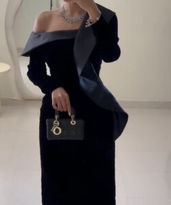 أجمل فساتين سهرة شتوي