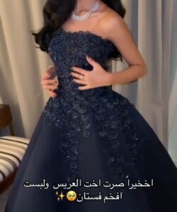 احلى فستان سهرة منفوس لسن محير
