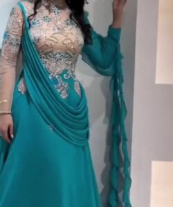 فستان سهرة ناعم شيفون روعه