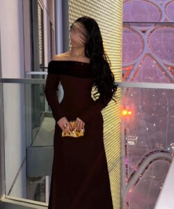 فستان سهرة فخم وانيق