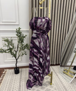 فستان سهرة مشجر روعه