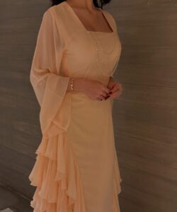 فستان سهرة ناعم فخم وانيق