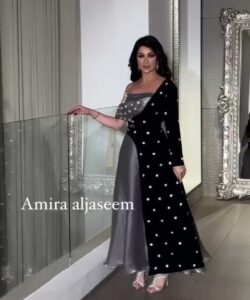 فستان حفلات فخمة وانيقه