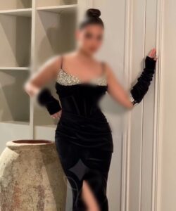 فستان سهرة مخمل تحفه