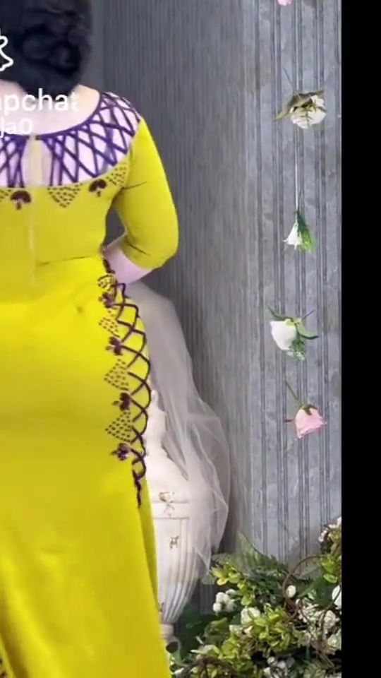 فساتين سهرة لون أصفر فخمة وانيقه - الصورة 3