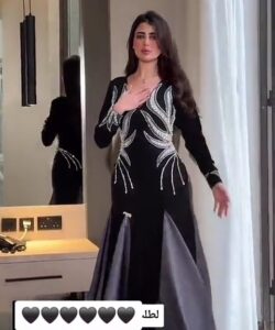 فستان سهرة مناسب طويل