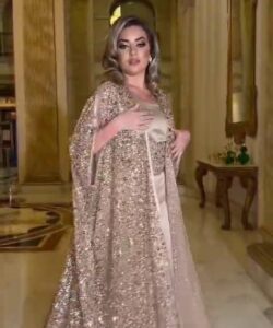 فستان سهرة قطعتين تحفه