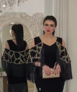 أجمل فستان سهرة مخمل