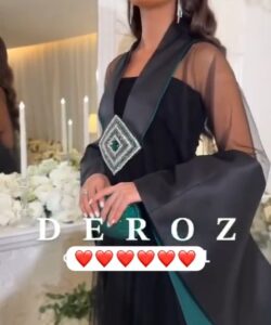 فستان سهرة لون اسود روعه