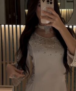 فستان سهرة طويل فخم وانيق