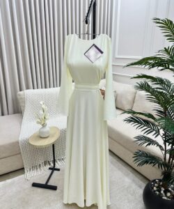 فستان سهرة ناعم فخم وانيق