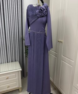 فستان سهرة لون موف