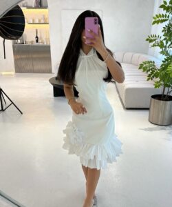 فستان سهرة قصير روعه