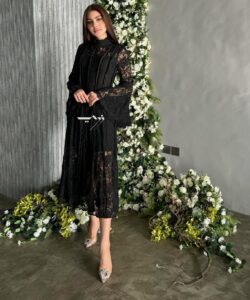 فستان سهرة دانتيل تحفه