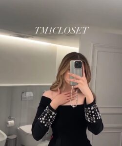 فساتين سهرة لون أسود روعه