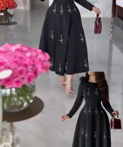 فساتين سهرة لون أسود روعه