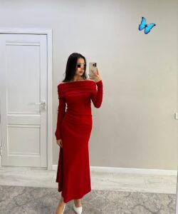 فساتين سهره لكرا كريب استرتش