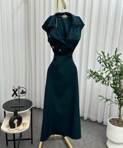 فساتين سهره ناعمه كريب