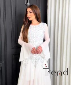 فساتين سهره لون ابيض