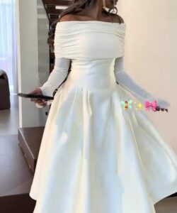 فساتين سهره أوف وايت