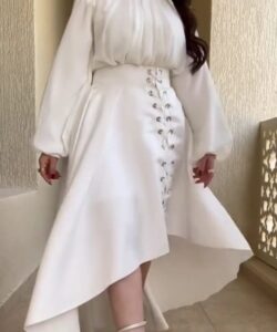 فساتين سهره لون ابيض