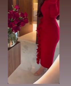 احلى فساتين العيد لون احمر