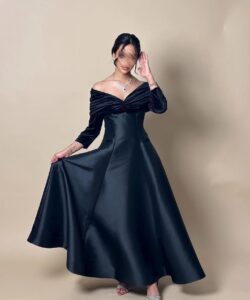 فساتين سهره روعه لون اسود