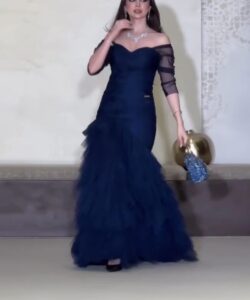 فساتين سهره لون كحلي