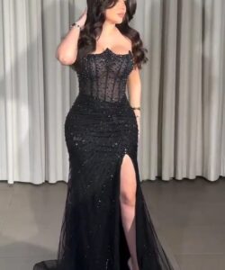 فساتين سهره لون اسود