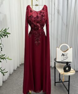 فساتين سهره لون احمر