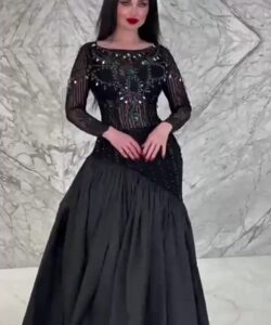 فساتين سهره روعه لون اسود