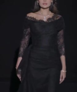 فساتين سهره لون اسود دانتيل