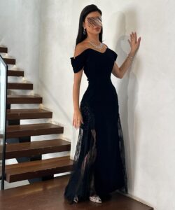 فساتين سهره لون اسود