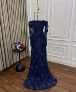 فساتين سهره لون كحلي