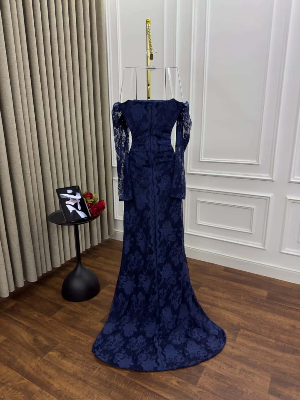 فساتين سهره لون كحلي