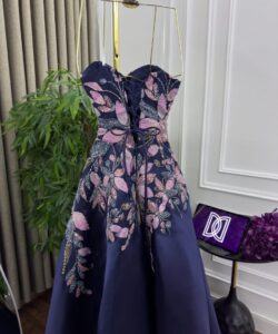 فساتين سهره لون كحلي