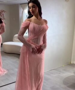 اجمل فساتين سهره دانتيل
