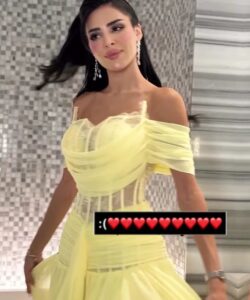 فستان سهره لون اصفر