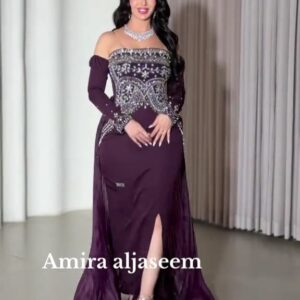 فستان سهره لون بنفسجي