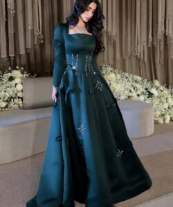 فستان سهره لون أزرق