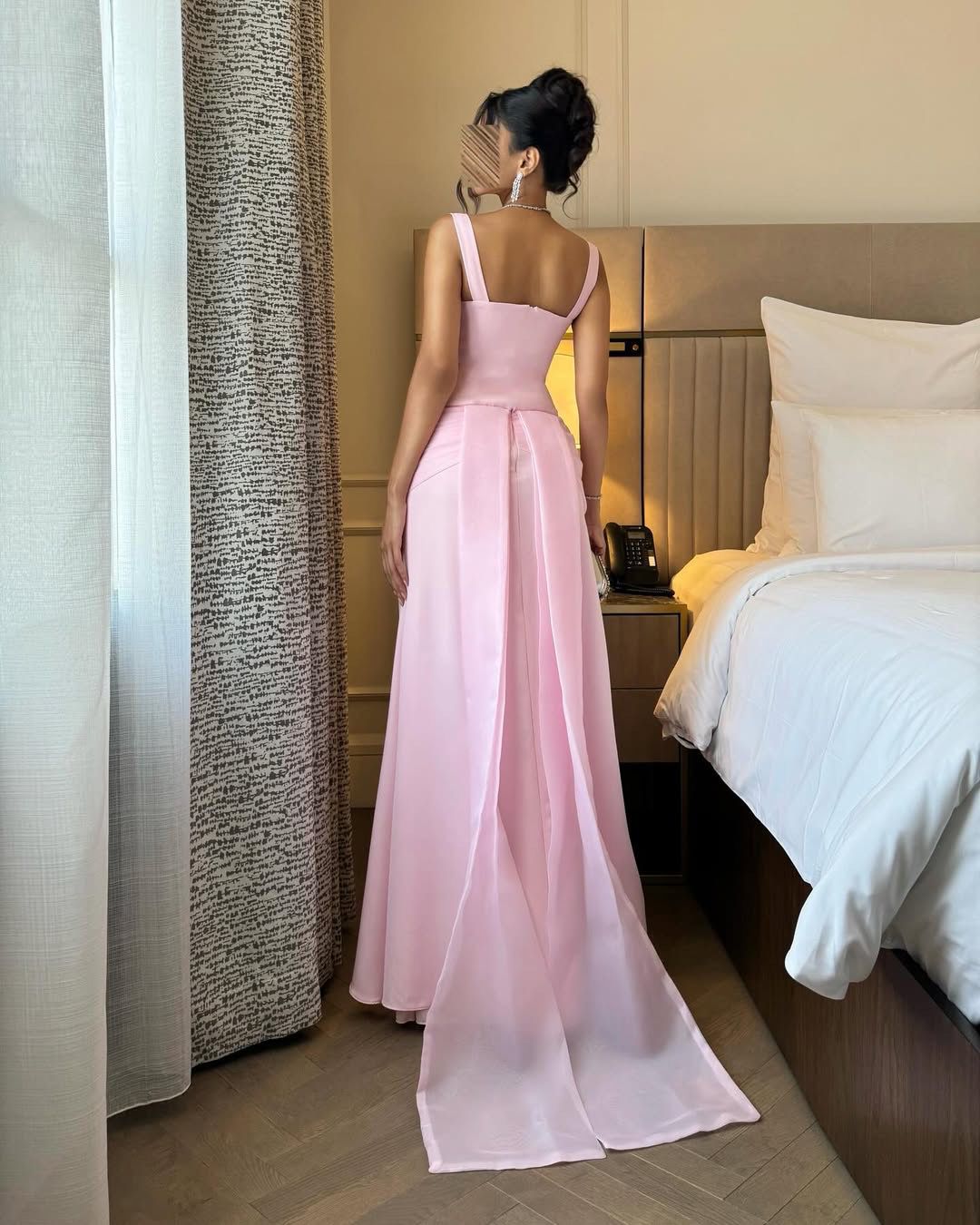 فستان سهره لون وردي - الصورة 5