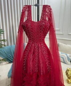 فستان سهره لون احمر