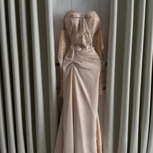 فستان سهره لون كافية