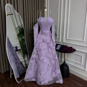 فستان سهره لون موف