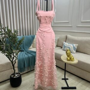 فستان سهره لون وردي