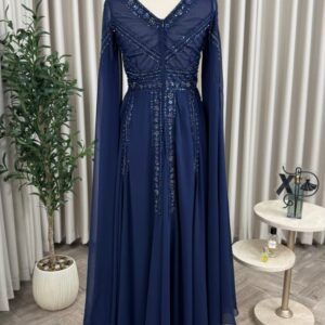 فساتين سهره لون كحلي