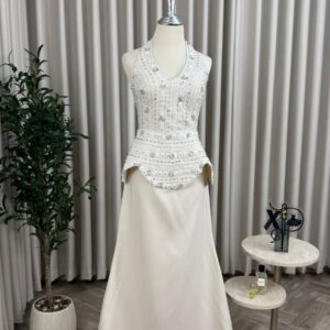 فساتين سهره لون ابيض