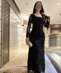 فساتين سهره لون اسود